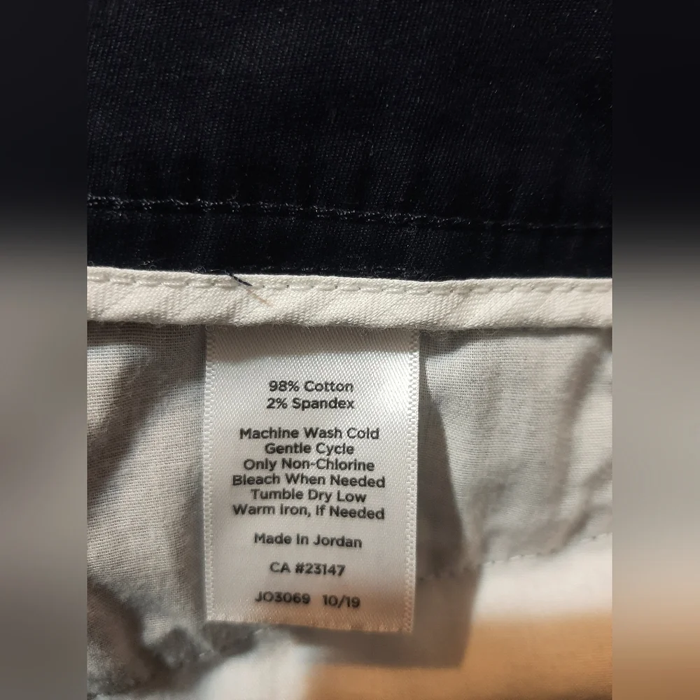 Talbots Blue Straight Leg Chinos Classic Tailored Fit Size 8 NWOT - Picture 4 of 4